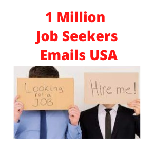 Job seekers email list USA