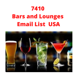 Bars and lounges email list