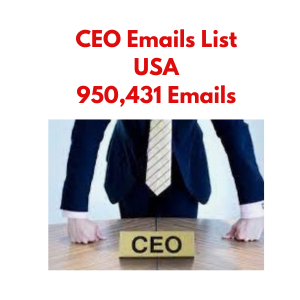 CEO email list-USA Companies CEO email data
