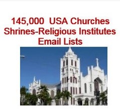 Churches Email List USA