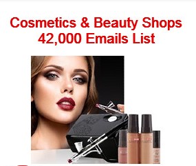 Cosmetic and Beauty Shops Emails List USA