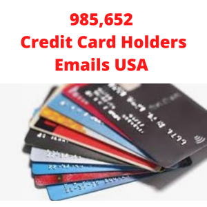 Credit Card Holders Emails List USA