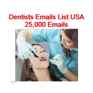 Dentist email list USA