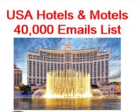 Hotels and Motels email list USA