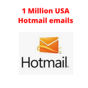 Hotmail USA 1 Million emails