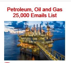 Petroleum, Oil and Gas Industry Emails List