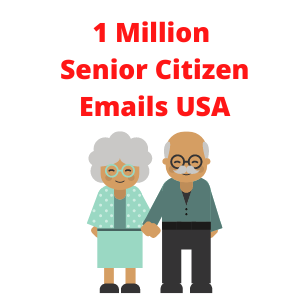 Senior citizen email list USA