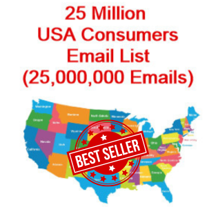 USA consumer email list 25 Million