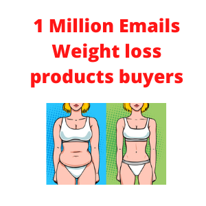 Weight loss products buyers email list USA